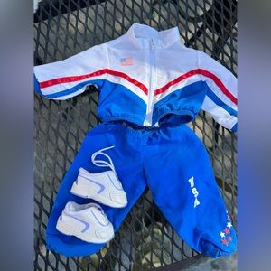 American Girl USA gymnastics outfit